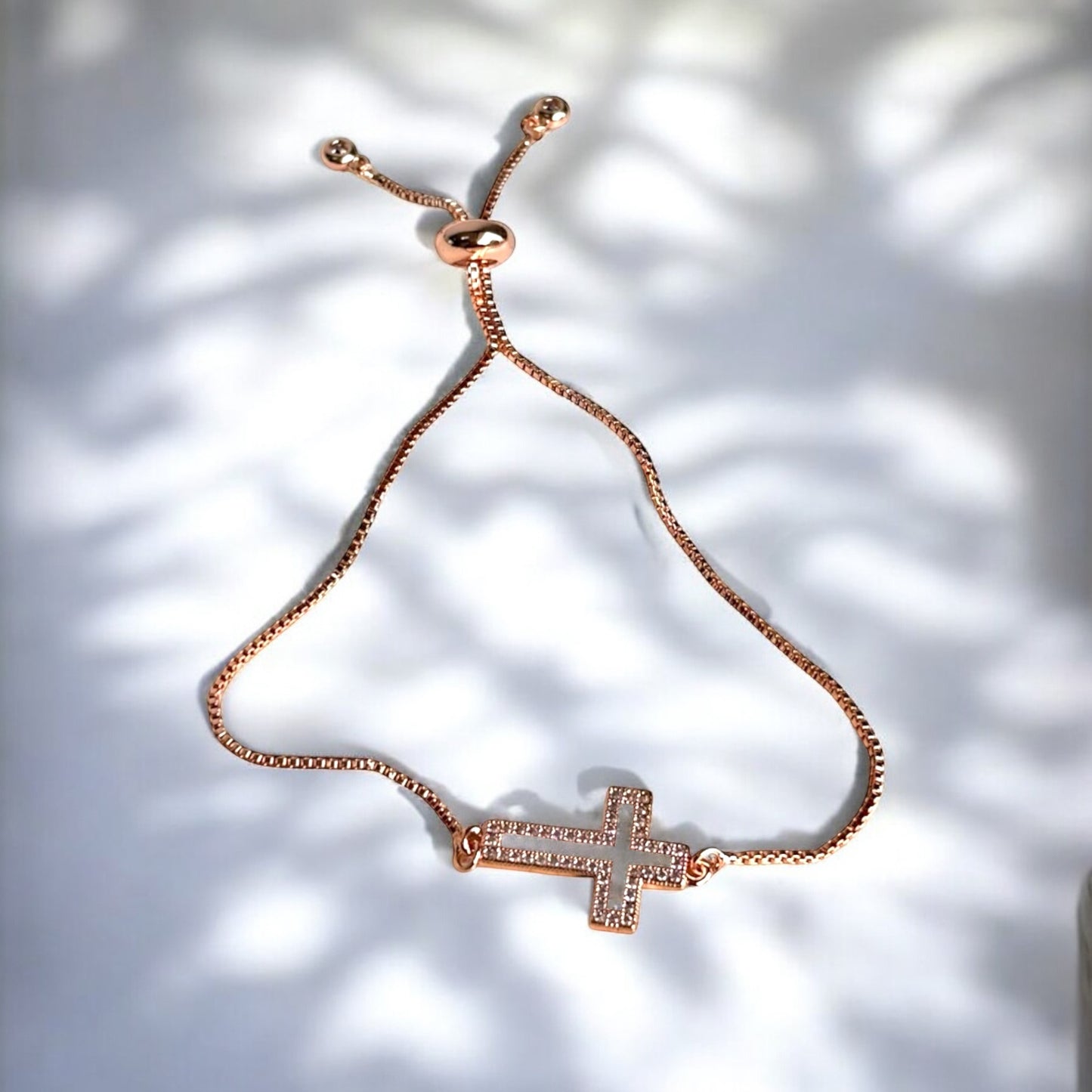 Crossed in Style Bracelet ✝️✨