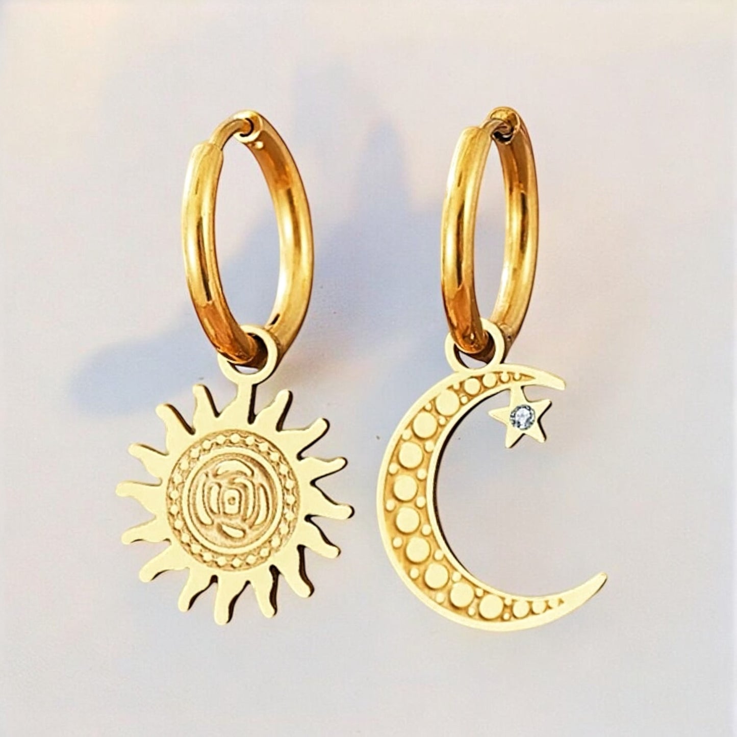 Solar Luna Earrings ☀️🌙✨