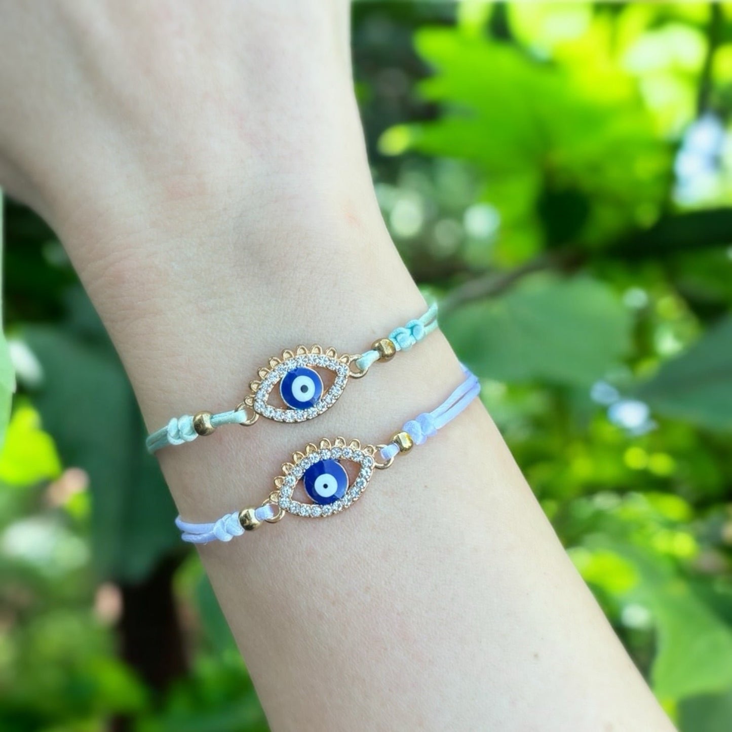 Funky Cord Evil Eye Bracelet