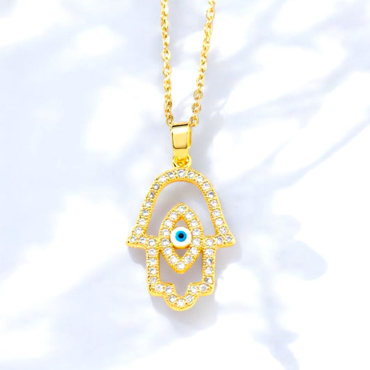 Hamsa Hand Necklace 🪬