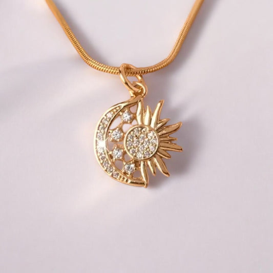 Celestial Harmony Necklace 🌙☀️