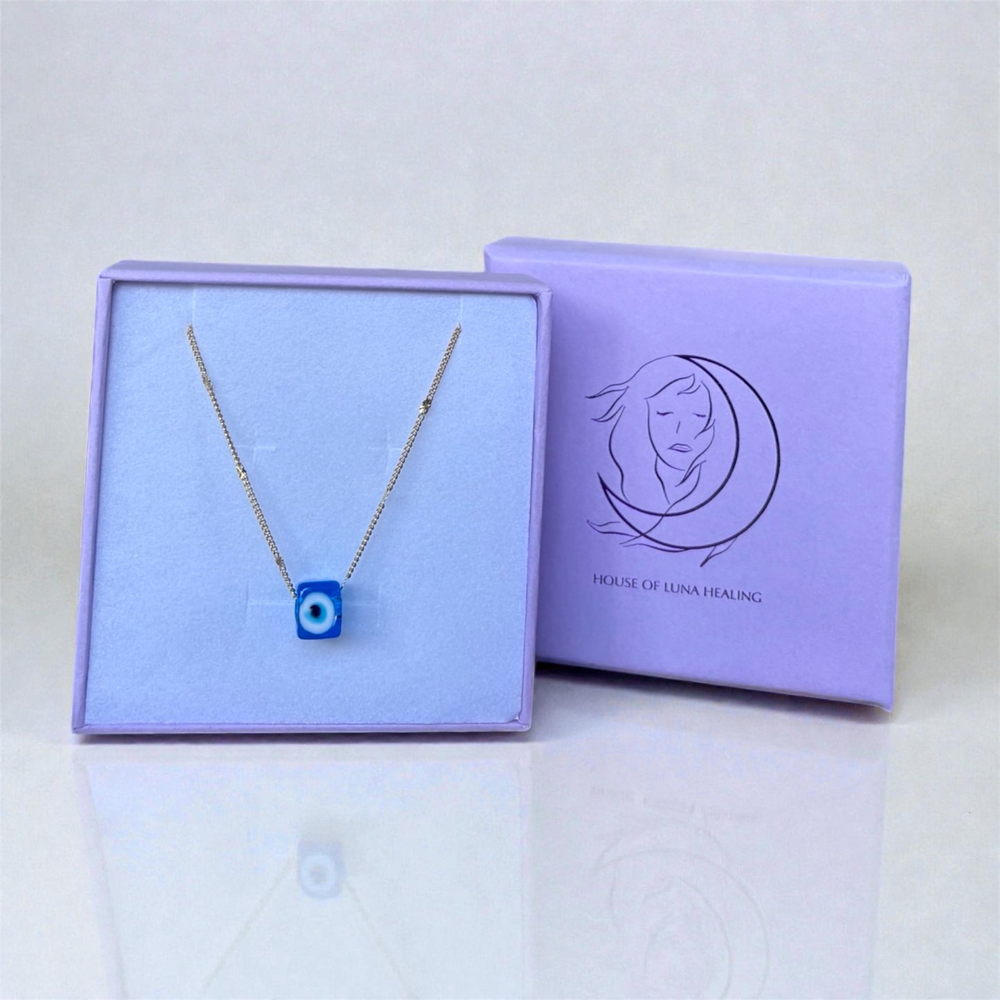 Double Shield Evil Eye Necklace