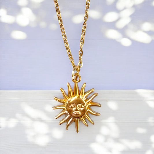 Sun Pendant Necklace  🌞