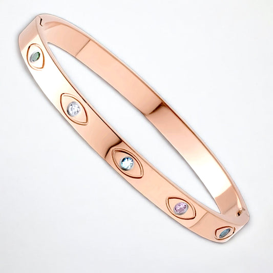 Glam Eye Bangle (Rose Gold) 🧿✨