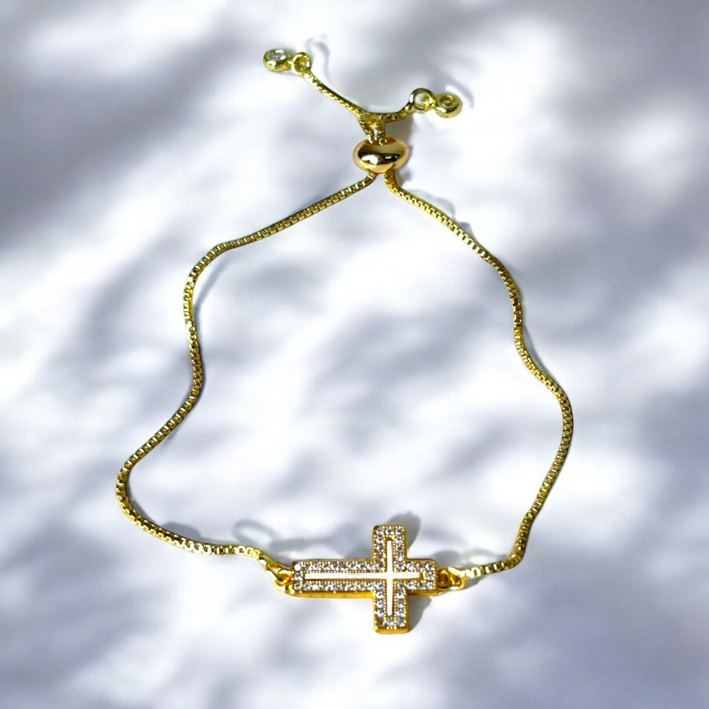 Crossed in Style Bracelet ✝️✨