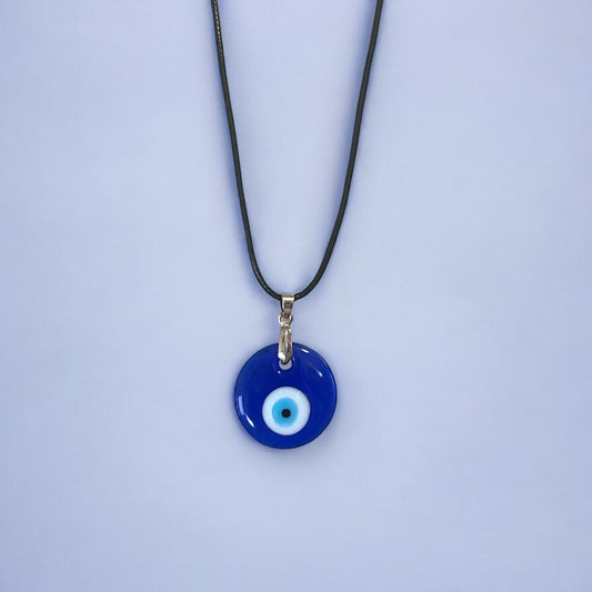 Black Rope Glass Eye Necklace 🧿✨