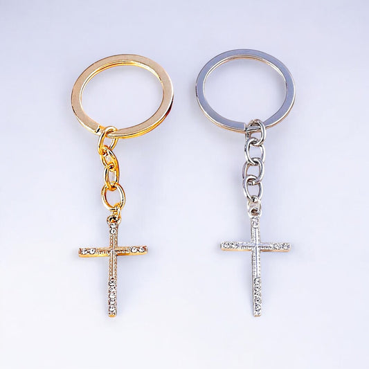 Sparkle Cross Keychain ✝️✨