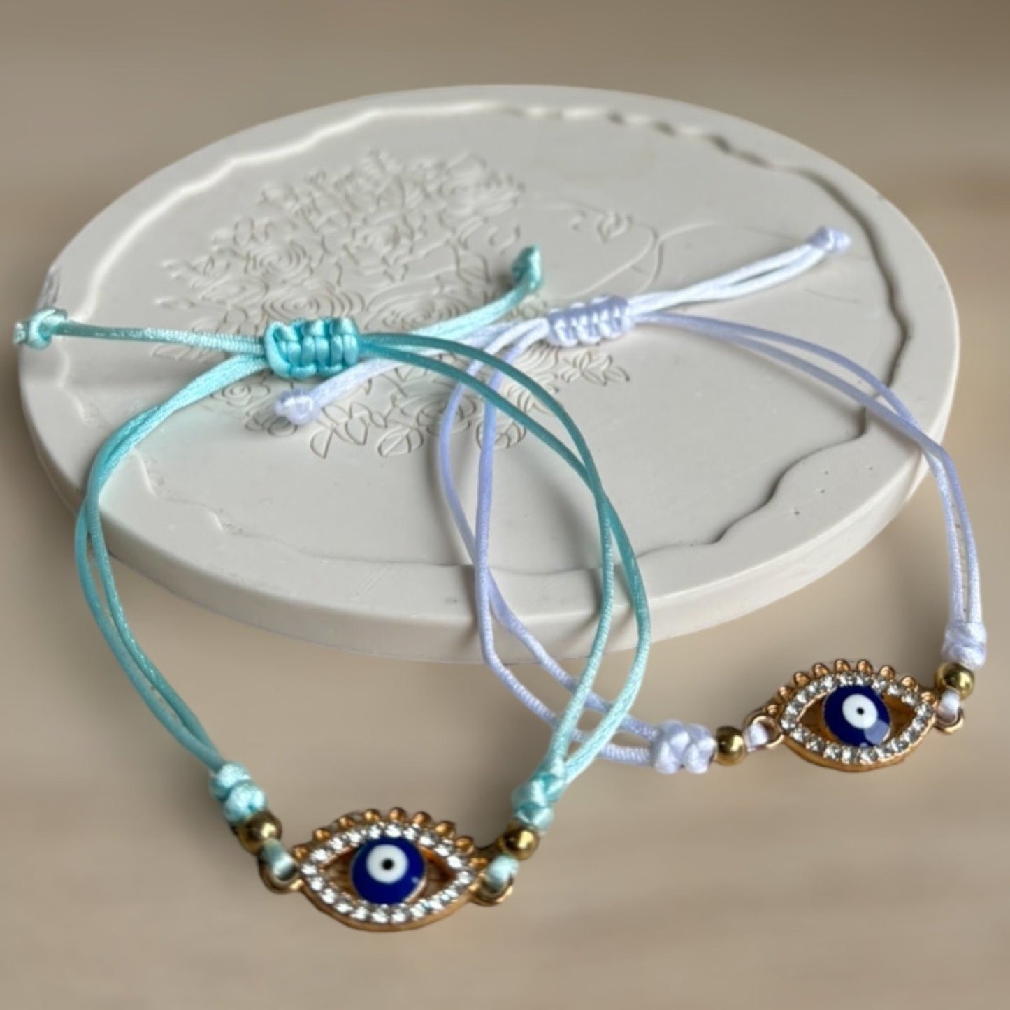 Funky Cord Evil Eye Bracelet